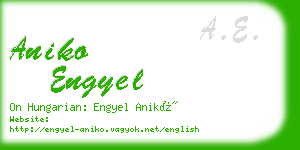 aniko engyel business card